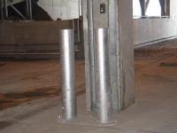 Galvanized steel static bollard