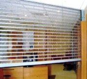 Clear Shutter Doors