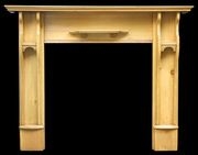 Edwardian Pine Fire Surround 