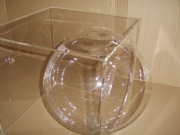 Floating sphere exhibits 