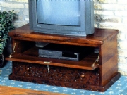 Wooden TV & Video DVD Unit