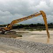 Gravel Digging Quarrying Excavator Hire