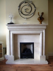 Wexford Cream Marble Fireplace