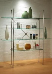 Glass shelving systems 