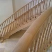 Oak cut string staircase Design & Fabrication