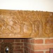 Bespoke Handcrafted Joinery, Carved Oak Beam