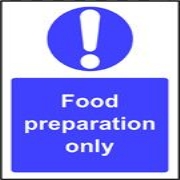 Food Preparation Signs