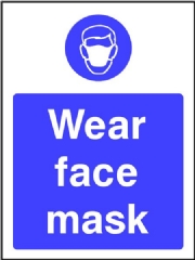 Face Mask Safety Sign