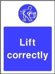 Lift Correctly Sign