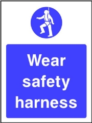 Safety Harness Sign