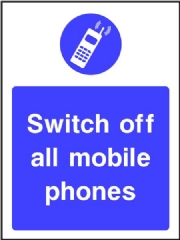 Mobile Phone Safety Sign