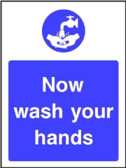 Wash Hands Sign
