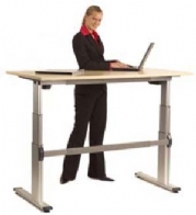 Electrically Operated Rectangular Electric Sit Stand Desk Range