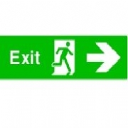 Emergency Exit Sign Right