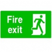 Fire Exit Sign No arrow