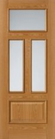 Royale Natural 140&#45;3VMN Oak Traditional Style Internal Door