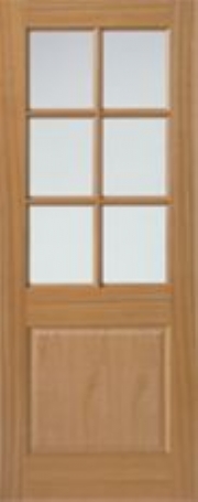 River Oak Dove Popular Oak Faced Doors with Inverted Panels
