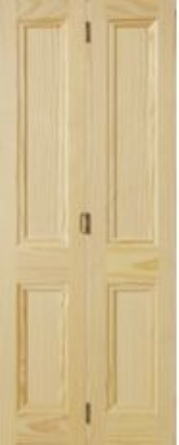 Premier Pine Churchill Bi&#45;Fold Clear Pine Internal Doors