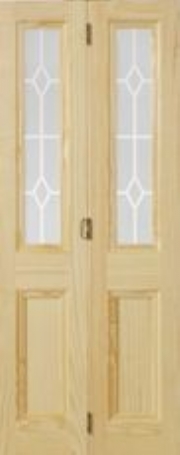 Premier Pine Wellington Bi&#45;Fold Clear Pine Internal Doors