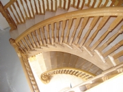 Curved staircase Fryerning