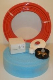 Cosy&#45;floor Kit 2 single room DIY warm water underfloor heating Kit from 10M2 to 14M2 