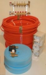 Cosy Floor Kit 12 Easy Installation Warm Water Under Floor Heating Kit for up to 90m2