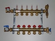5 Port Manifold for warm water underfloor heating