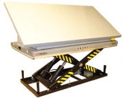 Lift table with tilting top platform 
