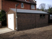 Single and Double Garages with Up and Over Doors