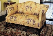 Camelback Two&#45;Seater Sofa in Fabric