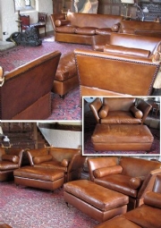 Knole Sofa in Leather