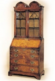 The Double Bonnet Bureau Bookcase
