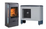 Wood Burning Stove and Air Source Heat Pump