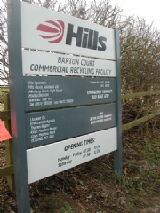 Recycling Site Signs