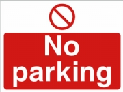 No Parking signs