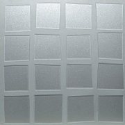 Square Design &#47; SB02 Sandblasted Textured Glass Panels