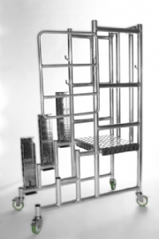 Podium steps with Built in Stabilisers