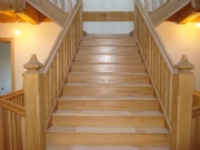 Tudor style oak staircase