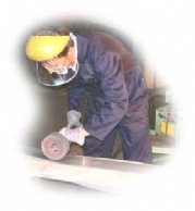 Polished hand rails for swimming pools