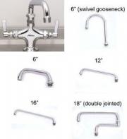 Mechline Single Pedestal Twin Water Feed