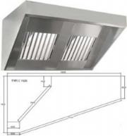 Parry 1500mm Deep Commercial Extraction Canopies