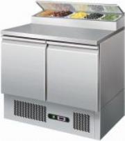 Cater&#45;Cool PS200 2 Door Prep Counter With Gastro Well CK0407