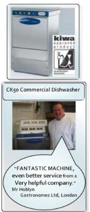 Cater&#45;Wash CK50 Heavy Duty KIWA Approved Dishwasher CK0073 &#47; CK0074