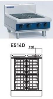 Blue Seal E514D 4 Element Cooktop