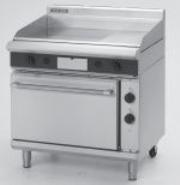 Blue Seal GPE506 900mm Heavy Duty Gas Griddle&#47;Electric Static Oven