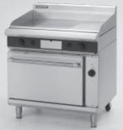 Blue Seal GPE56 900mm Heavy Duty Gas Griddle&#47;Electric Convection Oven