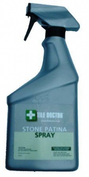 Polished stone tile enhancing spray 