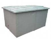 1500 Ltr Plain One Piece GRP Storage Tank