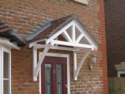 Cottage front door canopies
