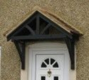 Traditional Cottage Porch Front Door Canopies